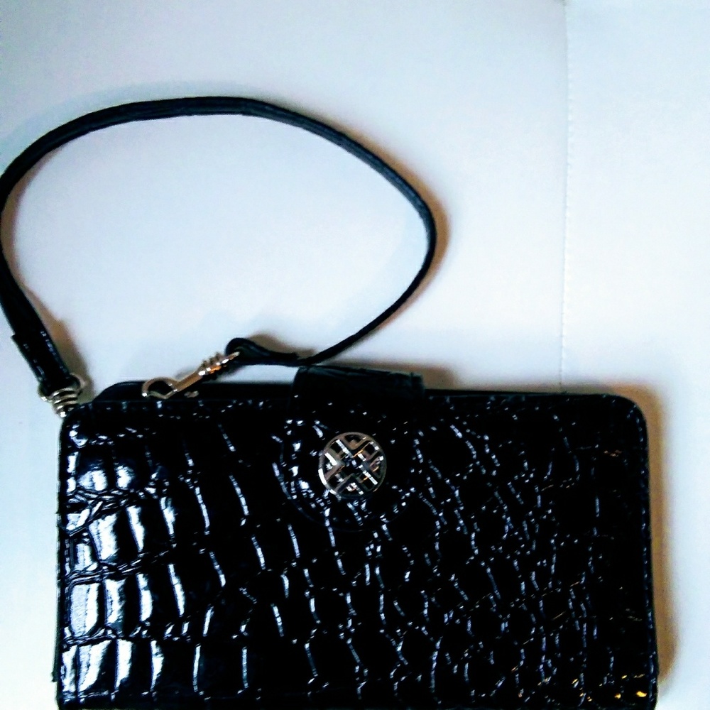 Black Patent Leather Clutch